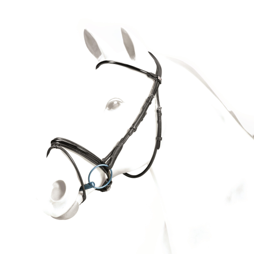 Equipe Rolled Patent Snaffle Bridle -  Equipe